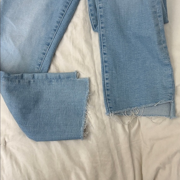 MOTHER Women's Light Blue Ankle Jeans - Picture 11 of 13